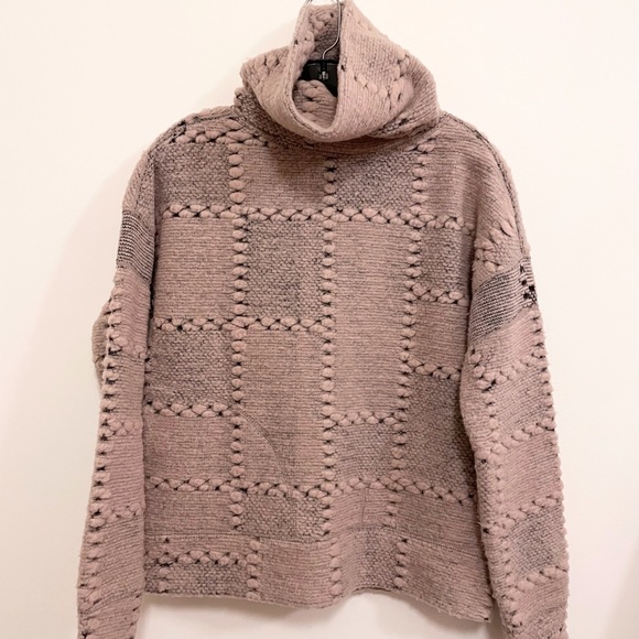 Prana Crestland Pink Wool Sweater - Picture 1 of 3